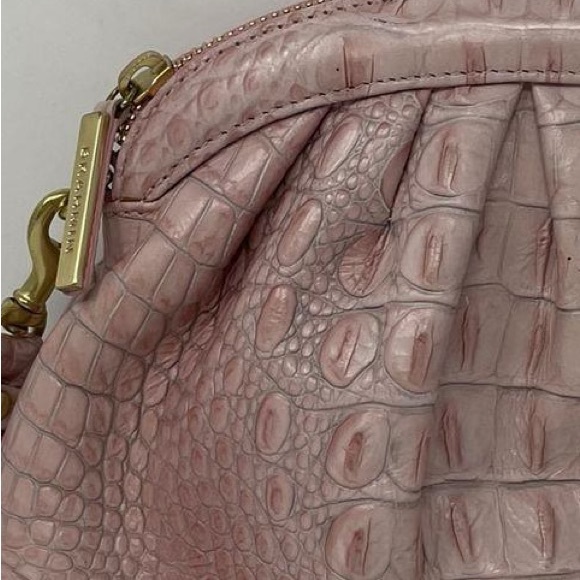 Elegant Pink-Embossed Clutch - Picture 4 of 9